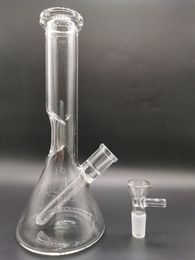 14 mm Hembra Medio Hookahs Glass Dab Rig Bongs de agua con 6 pulgadas de espesor Recto Mini Oil Rigs Beaker Recycler Bong para fumar