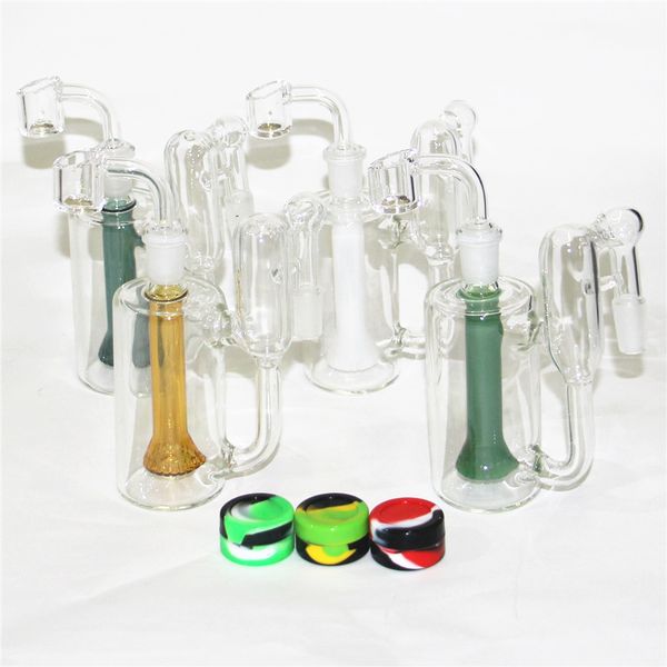 14mm Verre Cendriers Bols Narguilés 45 90 Degrés Pyrex Reclaim Adaptateur Catcher Percolateurs Pour Verre Eau Bongs Huile Dab Rigs