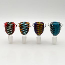 14-mm-Glasbong-Zubehörschale, hochwertige kleine Glasschale für Erwachsene, 3 Stück