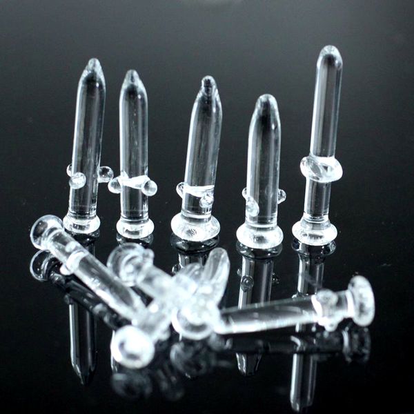 Tampons à ongles en dôme de verre de 14 mm pour narguilés Bong Oil Rigs Dab RigQuartz Banger Nail Accessoires pour fumer