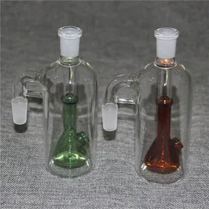 14mm narguilé bang Ashcatcher pour bangs en verre Barboteur en verre 90 degrés Ash Catcher 18mm joints