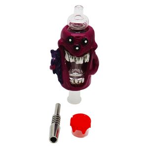 14 mm nectar collector kits rookaccessoires cartoonhars met titanium nagelstrooprigs glazen pijp rookaccessoires