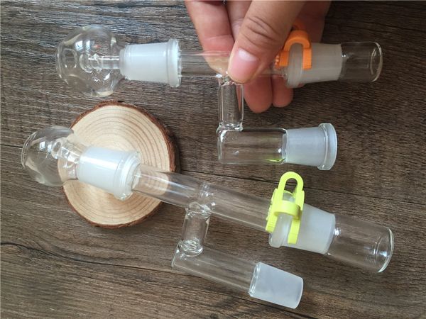 Kit de récupération d'huile en verre de 14mm ou 18mm, tuyau d'eau de bong à 90 degrés, collecteur de cendres, clou de dôme de Joint mâle femelle pour plate-forme pétrolière