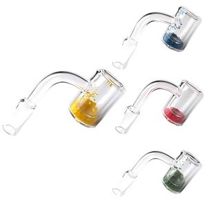 Jaune Bleu Vert Rouge Sable Thermochromique Seau Domeless Quartz Thermique Banger Clous 25mm OD 14mm 18mm Mâle Femelle Changement de Couleur Ongles