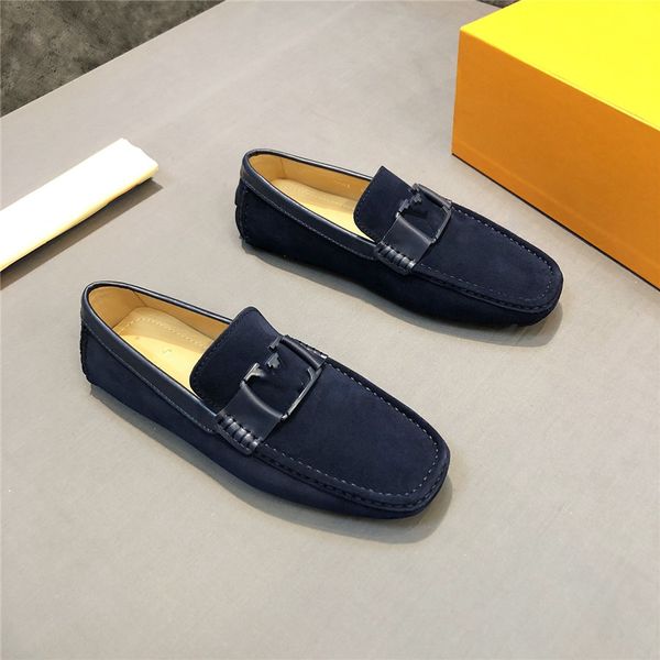 14model Zapatos italianos para hombre Marcas casuales Resbalón en zapatos formales de lujo Mocasines de diseñador para hombres Mocasines Zapatos de conducción marrones de cuero genuino