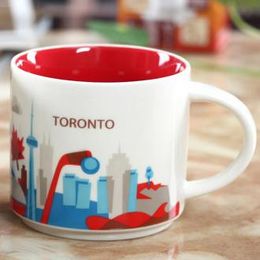 Capacité de 14 oz en céramique Toronto City Starbucks City Mug American Cities Best Coffee Mug