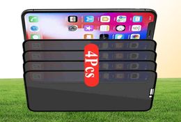 14pcs 30 degrés Protégeurs d'écran de confidentialité pour iPhone 12 11 Pro Max 13 Mini Verre de protection antipys XS XR X 7 Plus6284255