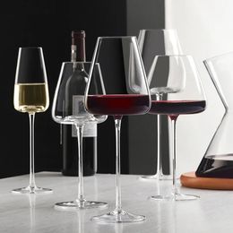 14 stks Hoogte Goblet Red Wine Glass Cup Keukengereedschap Water Grap Champagne Glazen Bordeaux Bourgondië Bourgonds Wedding Square Party Cadeau 240408