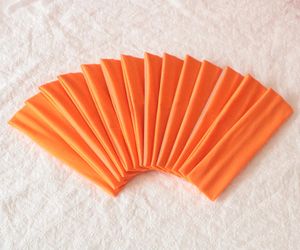 14 unids Naranja Mujeres Deportes Diadema Yoga Moda Elástico Bandas para el cabello Correr Fitness Headwear Sweatband Maquillaje Acceso 231225