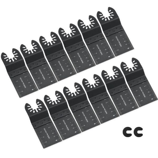 Lame de scie de précision bi-métal multifonction, outils multifonctions oscillants pour rénovateur, outils multimaster de coupe électrique 205J 14 pièces