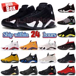 14s Zapatillas de baloncesto de diseño Athletic Jumpman 14s Negro Blanco Partícula Gris Grafito claro Gimnasio Azul Negro Toe Thunder j14 Deportes al aire libre jogging Zapatos para hombre 36-47