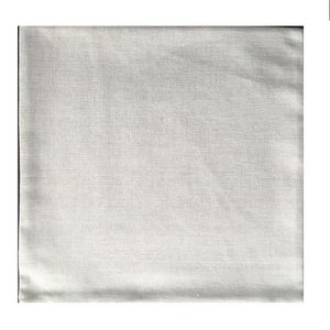14x14 pouces blanc faux lin taie d'oreiller pour bricolage sublimation plaine faux toile de jute housse de coussin broderie