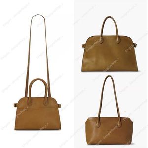 15 10 Kwaliteit Ther Bag Designer Margaux 10a Mossy-Color Handtas Cowhide Hoge capaciteit Hoge kleur 2024 Echte lederen handtassen Tote portemonnees