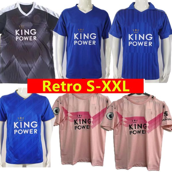 15 16 17 18 MADDISON MAGUIRE Retro MAN Soccer Jerseys MAHRRZ MORGAN VARDY OKAZAKI IBORRA Accueil Chemises de football GRIS Uniformes à manches courtes