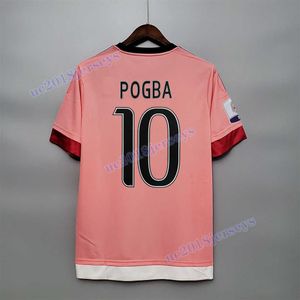 15 16 19 20 Palace Fans Speler Versie POGBA Ronaldo Chiellini Voetbalshirts Speler Uitgave DYBALA Voetbalshirt Match Gedragen Kit