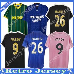 15 16 LeicesterS retro VARDY voetbalshirts okazaki klassieke vintage voetbalshirts kampioen 84 17 19 93 94 winnaar mahrez kante Uniformen