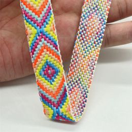 Ribbons ethniques de 15-16 mm de large Polyester Jacquard