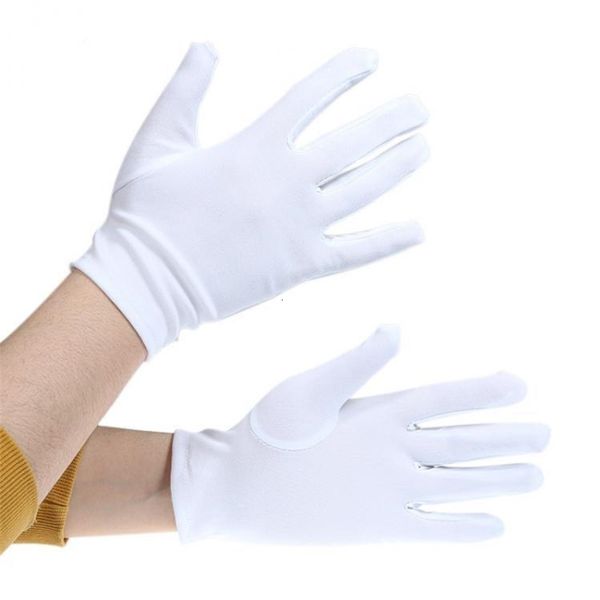 15-17 cm bébé performance gants blancs enfants étiquette scène spandex jazz danse stock écoles maternelles appropriées 10 paire 231225