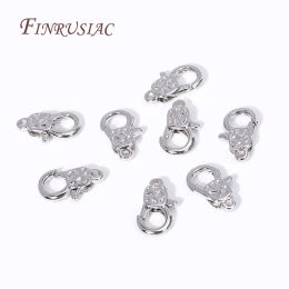 15.2 * 9,5 mm 18 carats en or fermotte plaqués fermoirs, perles d'extrémité fermade de connecteur pour colliers de bricolage bracelets bijoux