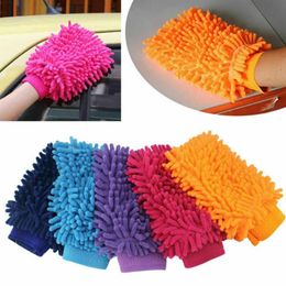 15 22 cm automobile voiture nettoyage voiture brosse nettoyant laine doux voiture lavage gants brosse de nettoyage moto laveuse soins Styling215i