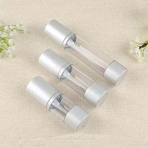 15 30 50 ML Flacon Pompe Airless Récipient Cosmétique Rechargeable Fond de Teint et Sérums Léger Anti-Fuite Récipient Antichoc 100 pcs