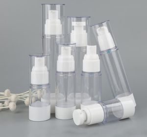 15/30 / 50 / ml vacuüm lege parfumflessen lotion spray airless pomp fles cosmetische reis make-up flessen SN30