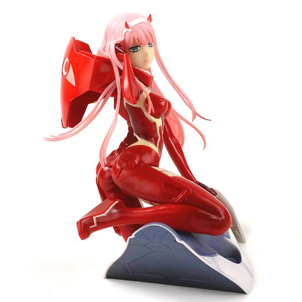 15-45 cm Darling en el Fran Figuras Zero Two Code 002 Bunny Girl Anime PVC Figura de acción Coleccionable Modelo Juguetes X0526