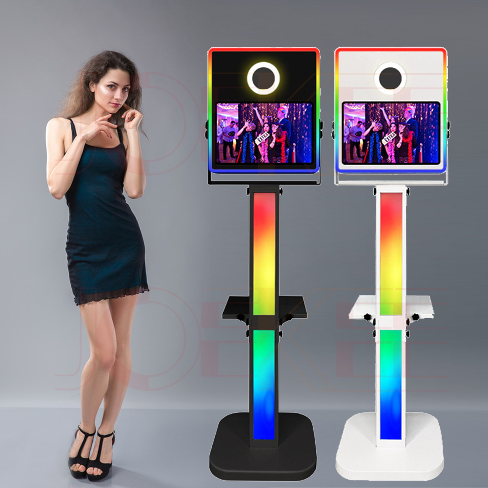 15.6 inch Touch Screen Portable Selfie Machine Magic Mirror Photo Booth DSLR Photo Booth for Weddings Parties Events
