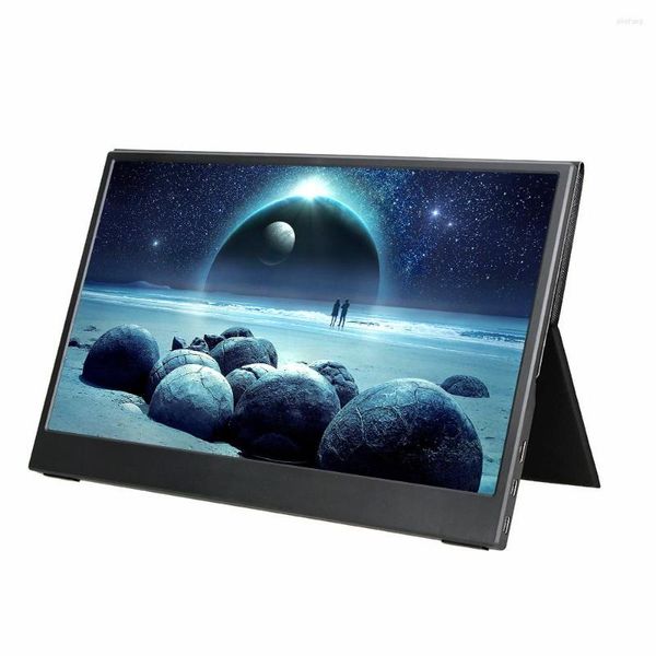 Monitor portátil con pantalla táctil UHD de 15,6 pulgadas para teléfono, Ps4, Ps5, Switch, Gaming, portátil, PC, pantalla LCD