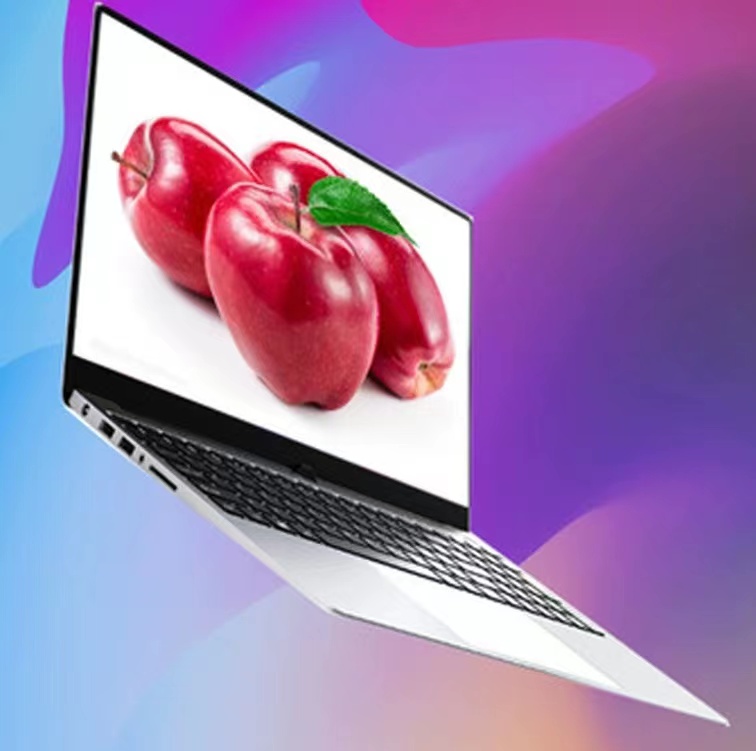 15.6inch Metal Kılıf Dizüstü Bilgisayar 8GB+256GB Ultra İnce I7 CPU 1000G SSD Moda Stil Defter PC Professional Üretici