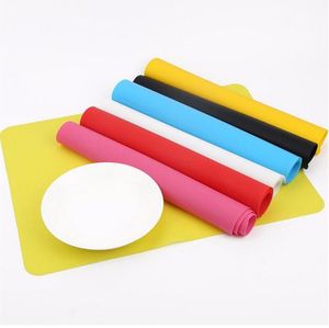 Tapis de cuisson antiadhésif en Silicone, 40x30cm, napperons de qualité alimentaire, revêtement de pâtisserie de cuisine, ustensiles de cuisson, napperon de Table pour enfants, tapis de décoration