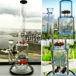 15,7 inch Tall Bong Hookahs Roken Glas Water Pijp Bubbler Heady DAB Rigs Beker Recycler met 18mm Kom