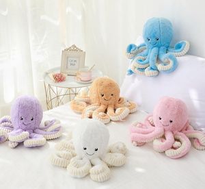 15.7 pouces / 40 cm belle simulation poulpe pendentif en peluche jouet doux animal de mer maison accessoires mignon animal poupée enfants cadeaux