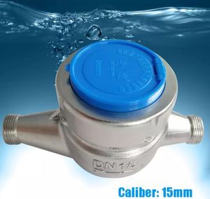 Rotador de acero inoxidable de 15-80 mm de diámetro Medidor de agua de refrigeración de tipo húmedo Nivel A Medidor de agua ordinario de calibre pesado LLFA