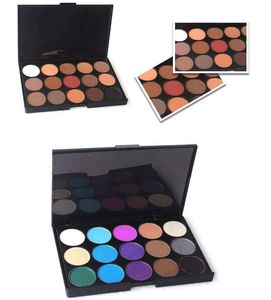 15 colores popfeel sombra de ojos brillo paleta de maquillaje brillo sombra de ojos brillo MATE Smoky sombra de ojos kit