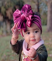 15 couleurs bébé filles or velours arc bandeaux enfants Bowknot princesse solide bandeau de cheveux enfants Boutique accessoires de cheveux M24955963790