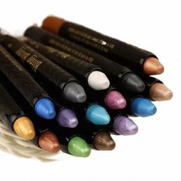 15 couleurs nacré ver à soie fard à paupières bâton stylo durable imperméable et ne fleurit pas brillant nacré Gel stylo ombre à paupières stylo d004 #