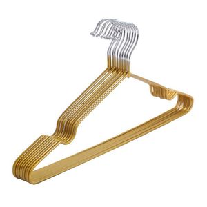 15 Kleuren Metalen Anti-slip Kleerhangers Volwassen Hanger Duurzaam Huishouden Pak Jas Kast Display Lingerie Beha Geen Spoor kleding Rekken JY0332