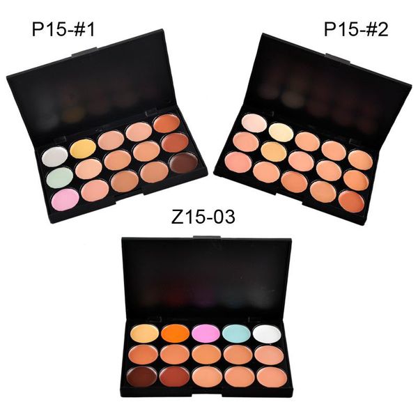 15 Couleurs Professionnel Visage Concealer Crème Fondation Maquillage Camouflage En Gros Vente Chaude 15 Couleurs Maquillage Concealer Palette