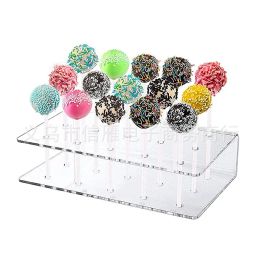 15 Gaten Cake Lollipop Houder Display Stand Acryl Houder Helder Duurzame Snoep Houder voor bruiloft verjaardag dessert stand