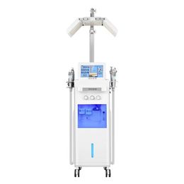 Macchina per il viso di bellezza multifunzione Hydra Microdermoabrasione 15 in 1 con dispositivo LED PDT con maschera per terapia fotonica a LED