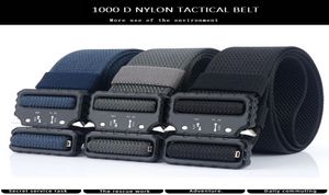 15 en nuevo ejército Nylon lona al aire libre cinturón táctico casual con hebilla de metal ajustable cinturón de entrenamiento resistente caza Acce8571418