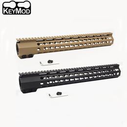 15 inch spraakmakende handguard voor AR10 (.308) klembevestiging Type Keymod Slot CNC Charmfering Design FHH308K-15B/T