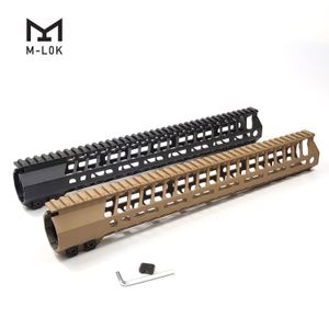 15 inch Hoog profiel Handguard voor AR10(.308) Klembevestiging type Mlok slot CNC charmfering ontwerp FHH308M-15B/T