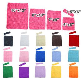 15 Off 2016 Fashion Baby Stretch Crochet Tube Top Tailleband 6quot 9quot 10quot 12inch Baby Elastic Tutu Top Headbanden Girl4980632