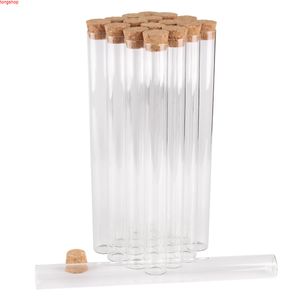 15 stuks 55 ml 22 * ​​220mm lange reageerbuizen met kurk deksels glazen pottenflessen Kleine flessen voor DIY Craft AccessoireGoods