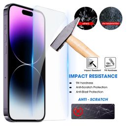 15 Pro Tempered Glass Screen Camera Film Protector para iPhone 15 Pro MAX 15PLUS Glass protectores anti-Scratch para iPhone15