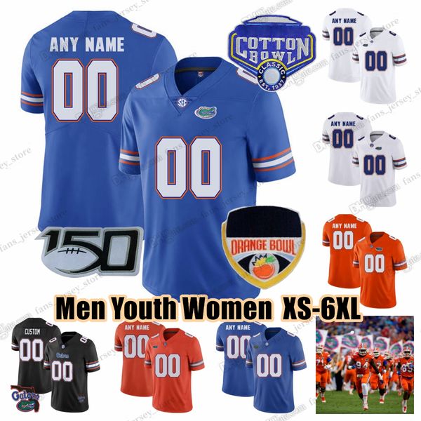 NCAA XS-6XL Camisetas de fútbol universitario de Florida Gators 15 Tim Tebow 22 E.Smith 6 Jeff Driskel Jersey 11 Kyle Trask 81 Aaron Hernandez Kyle Pitts Feleipe Franks Hammond