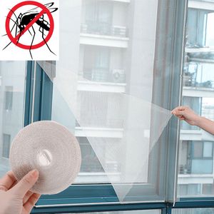 150 * 130 cm Grande Fenêtre Moustiquaire Blanc Anti Moustique Insecte Net Fenêtre Rideau DIY Flyscreen Polyester Livraison Gratuite F202403