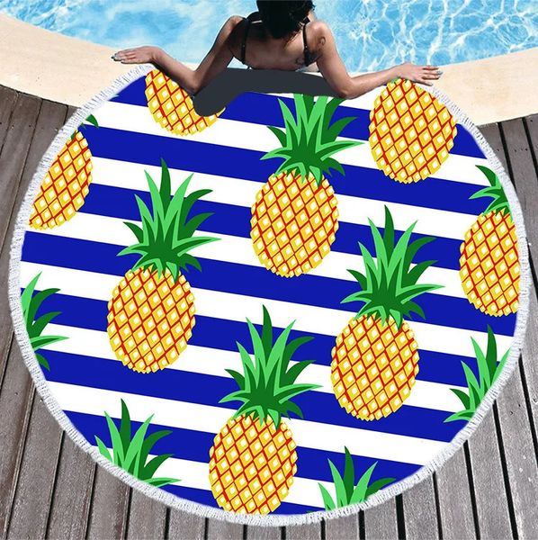 150 * 150 cm Donut extérieur Burger Microfibre Planche Serviette de châle à séchage rapide Sport absorbant Blantin de plage de plage Mat de plage 240415